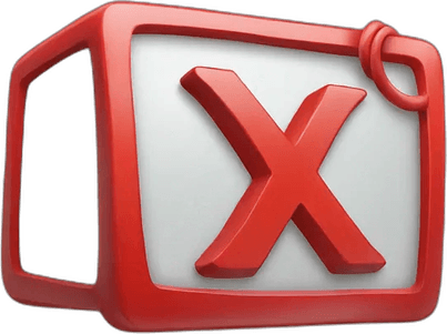 Red X Emoji PNG