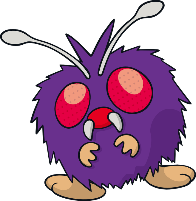 Venonat Pokemon PNG