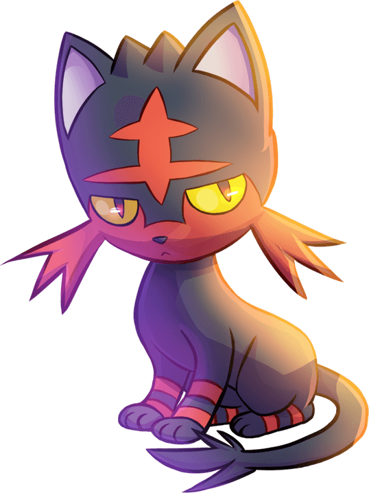 Litten Pokemon PNG