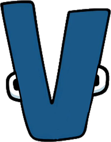 Alphabet Lore Letter V PNG
