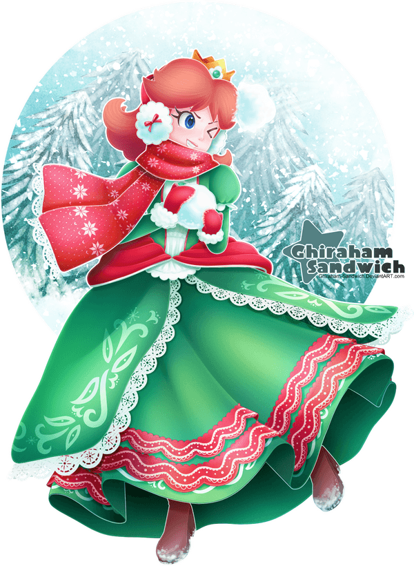 Christmas Mario PNG