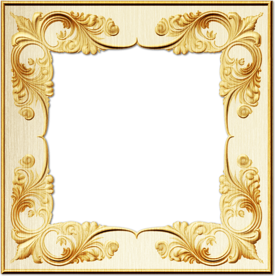 Gold Frame Border PNG