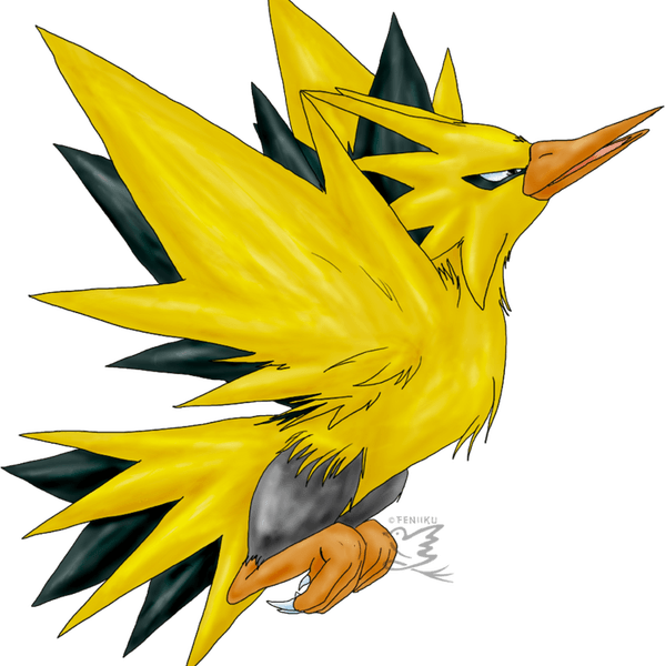 Zapdos Pokemon PNG