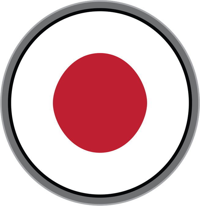 Japanese Red Circle PNG