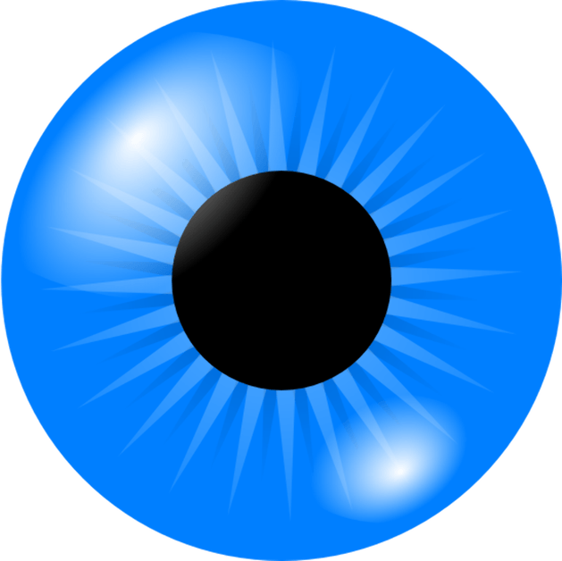 Blue Eyeball PNG