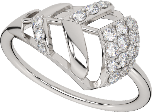 Silver Diamond PNG
