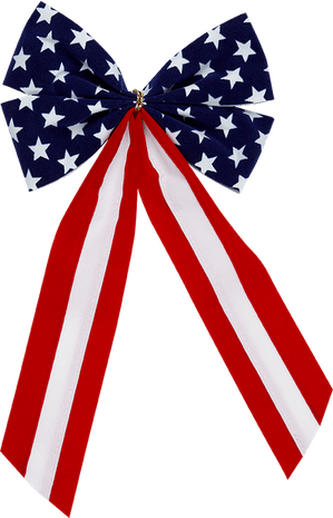 American Flag Bow PNG