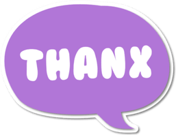Purple Text Bubble PNG