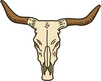 Longhorn Skull PNG