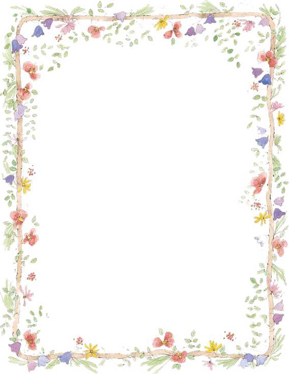 Spring Border PNG