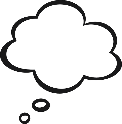 Thought Cloud PNG