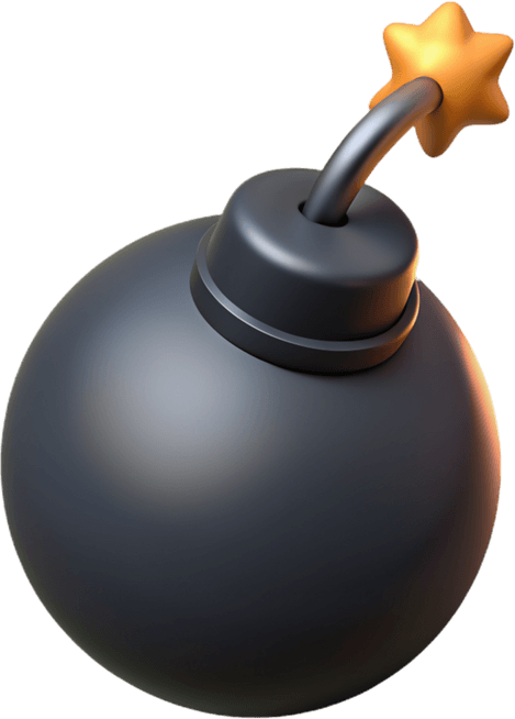 Bomb Emoji PNG