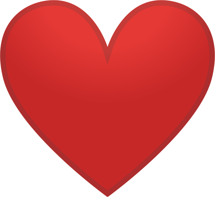 Red Heart Emoji PNG