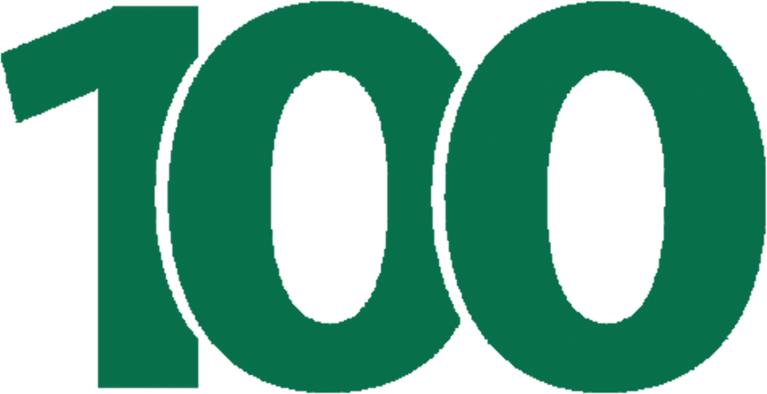100 Number PNG