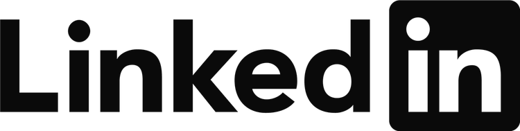 Linkedin Logo Black PNG