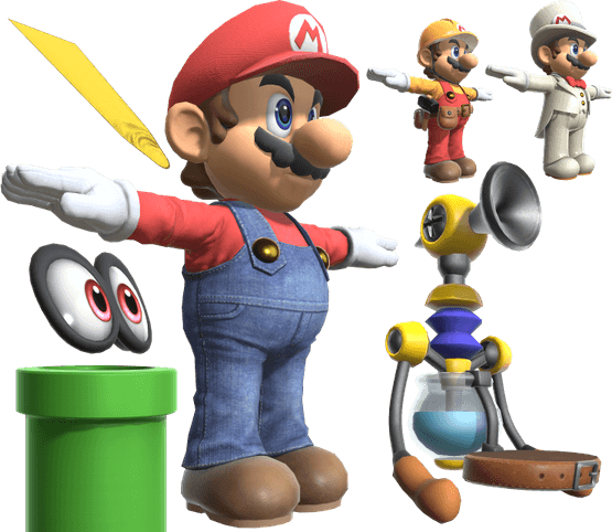 Super Smash Bros Ultimate Mario PNG