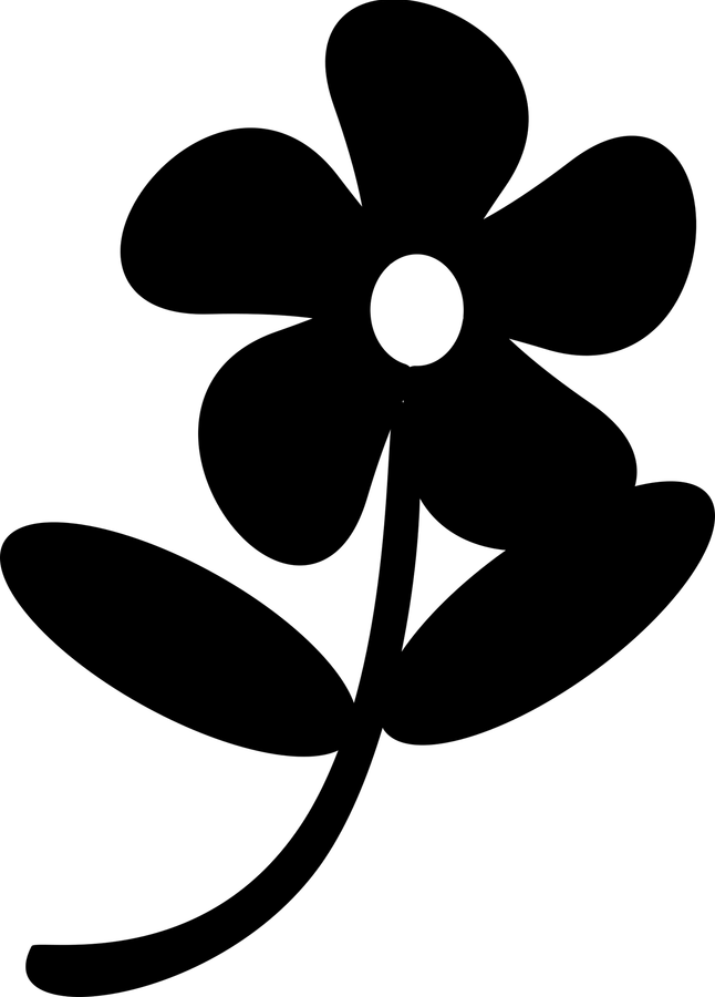 Black Flowers PNG