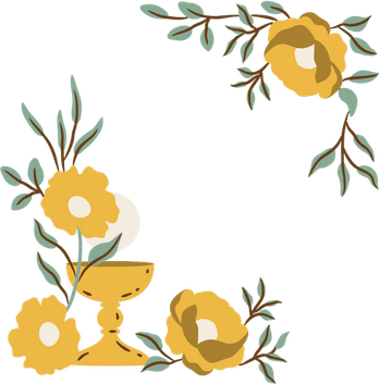 Onam Flower Border PNG