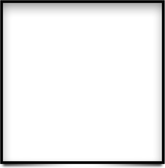 Black Square Border PNG