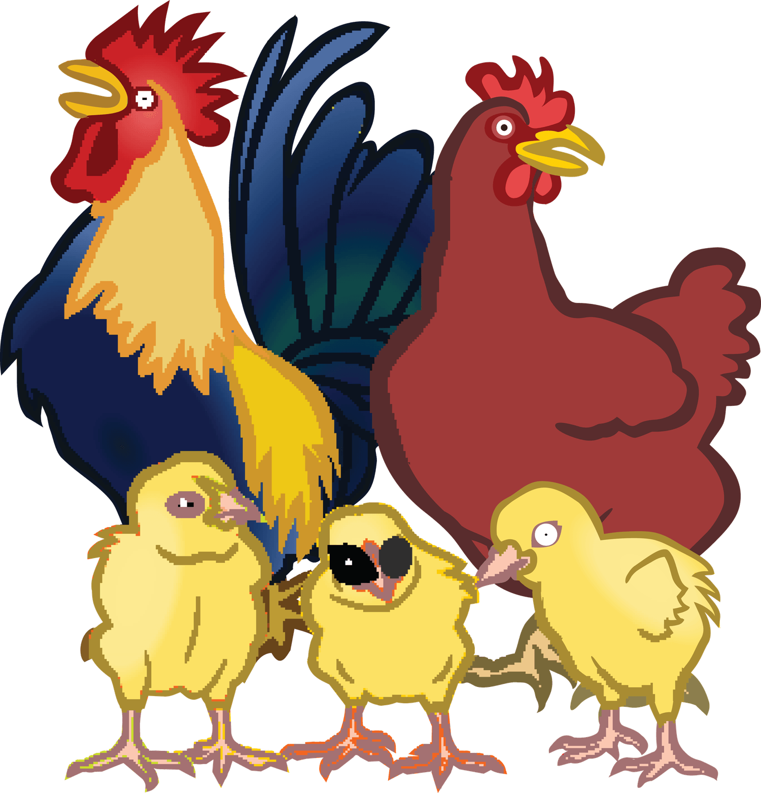 Cartoon Chicken PNG
