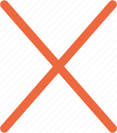 Thin X PNG