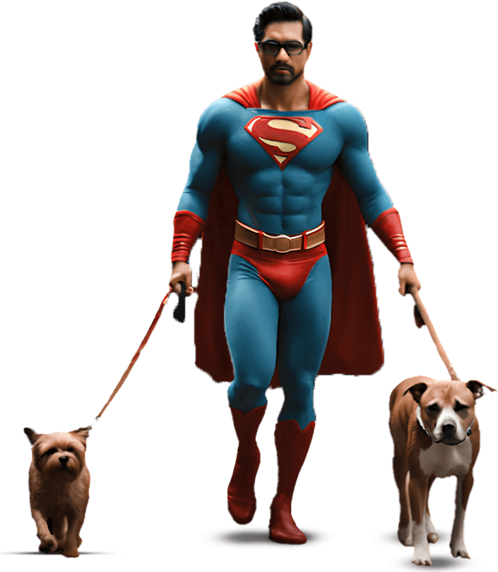 Superhero Dog PNG