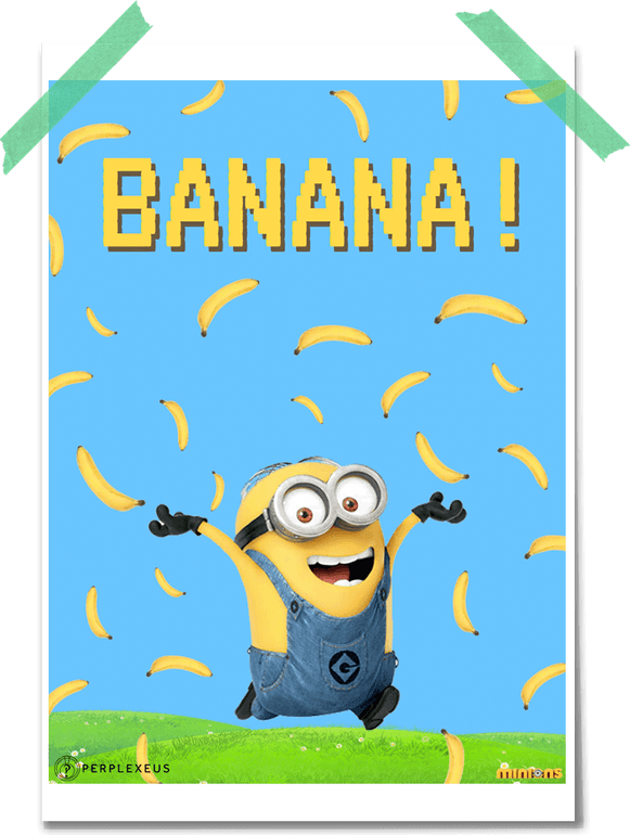 Minions Banana PNG