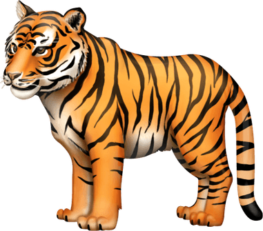 Tiger Emoji PNG