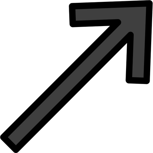 Pointing Up Arrow PNG