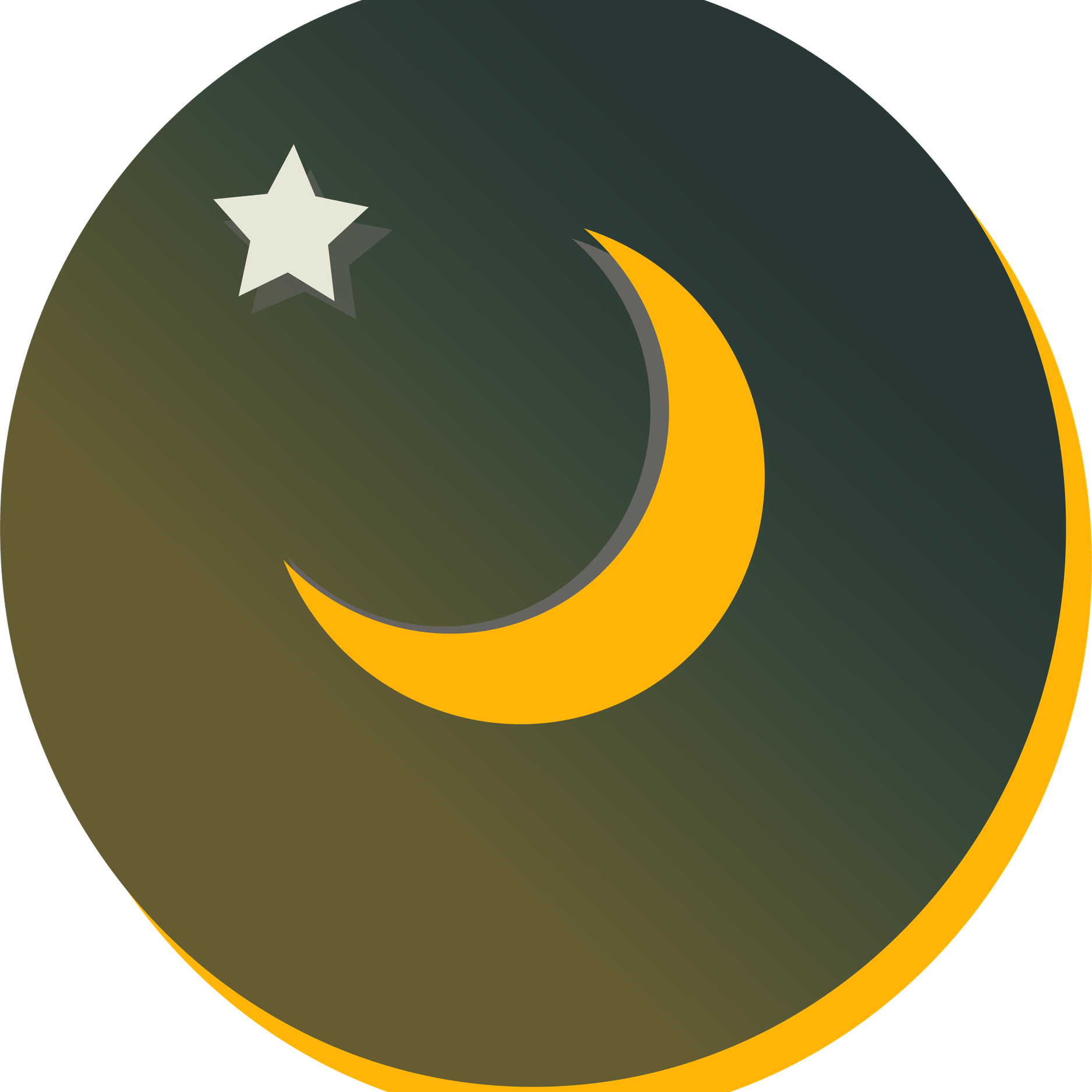 Magical Moon PNG