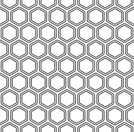 Hexagon Pattern PNG