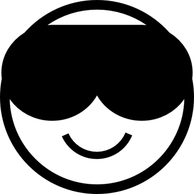 Smiley With Sunglasses PNG