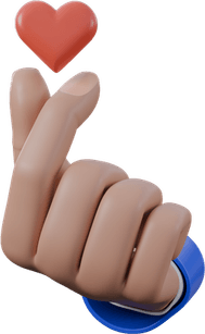 Finger Heart Emoji PNG