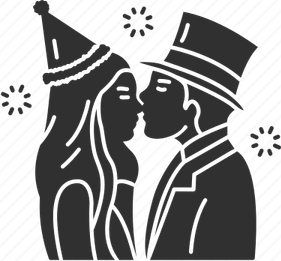 New Year Kiss PNG