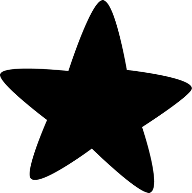 Black And White Star PNG