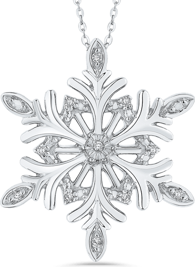 Silver Snowflake PNG