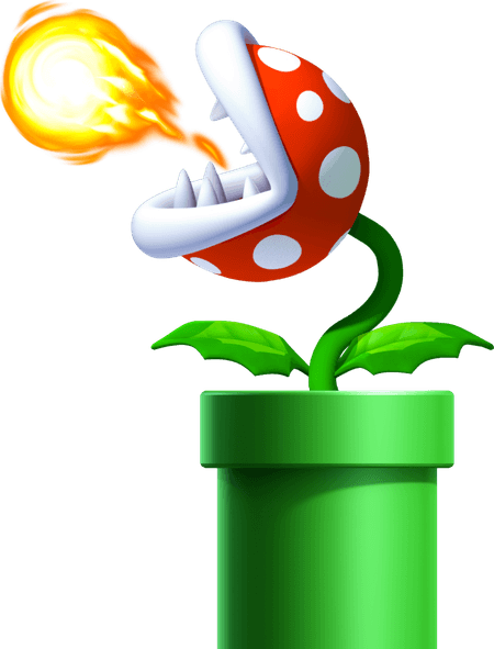 Fire Plant Mario PNG