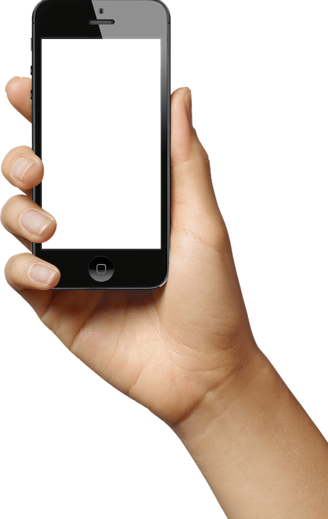Hand Holding Iphone PNG