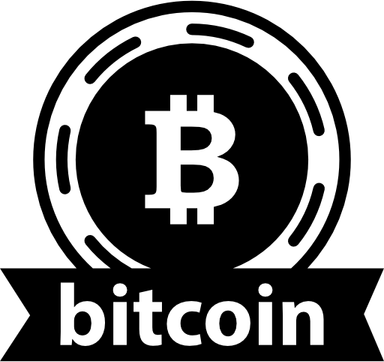 Bitcoin Logo Black PNG