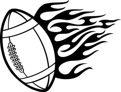 Flaming Football PNG