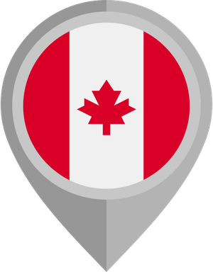 Canada Flag Circle PNG