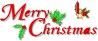 Merry Christmas Word PNG