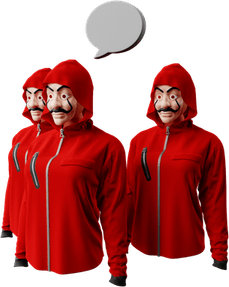 Money Heist Costume PNG