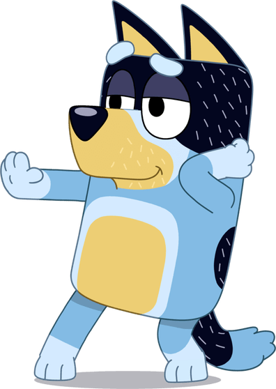 Cartoon Bluey PNG