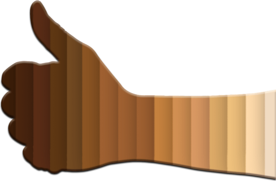 Brown Thumbs Up Emoji PNG