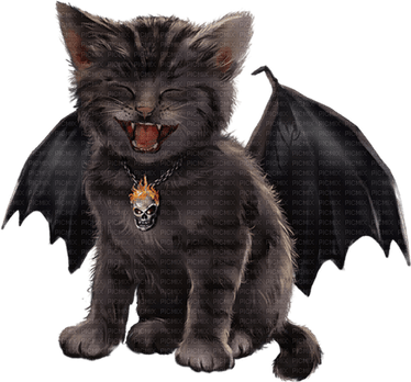 Gothic Cat PNG