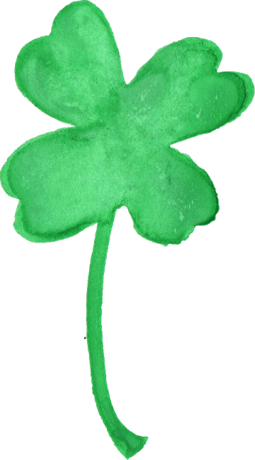 Watercolor Clover PNG
