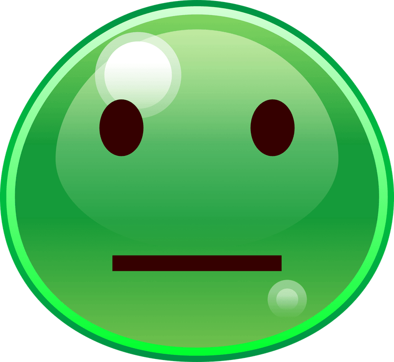 Neutral Face Emoji PNG