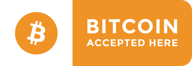 Bitcoin Accepted Here Button PNG