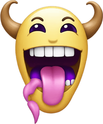 Licking Emoji PNG
